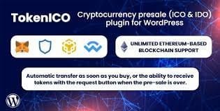 TokenICO v1.1.3 – Cryptocurrency presale (ICO & IDO) plugin for WordPress