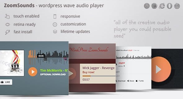 ZoomSounds v6.85 – WordPress Audio Player