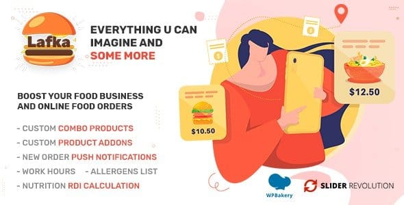 Lafka v4.4.0 – WooCommerce Theme for Burger Pizza Fast Food Delivery & Restaurant