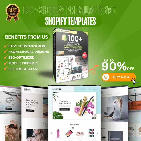100+ Premium Shopify Theme & Templates