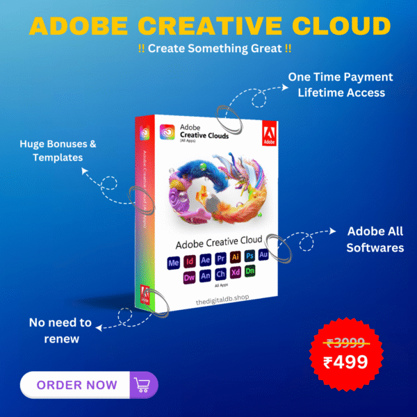 Adobe Creative Cloud - Pre Activated Software