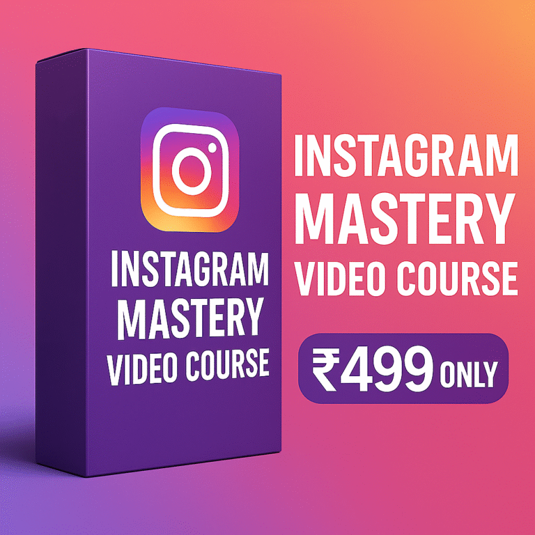 Instagram Mastery Video Course
